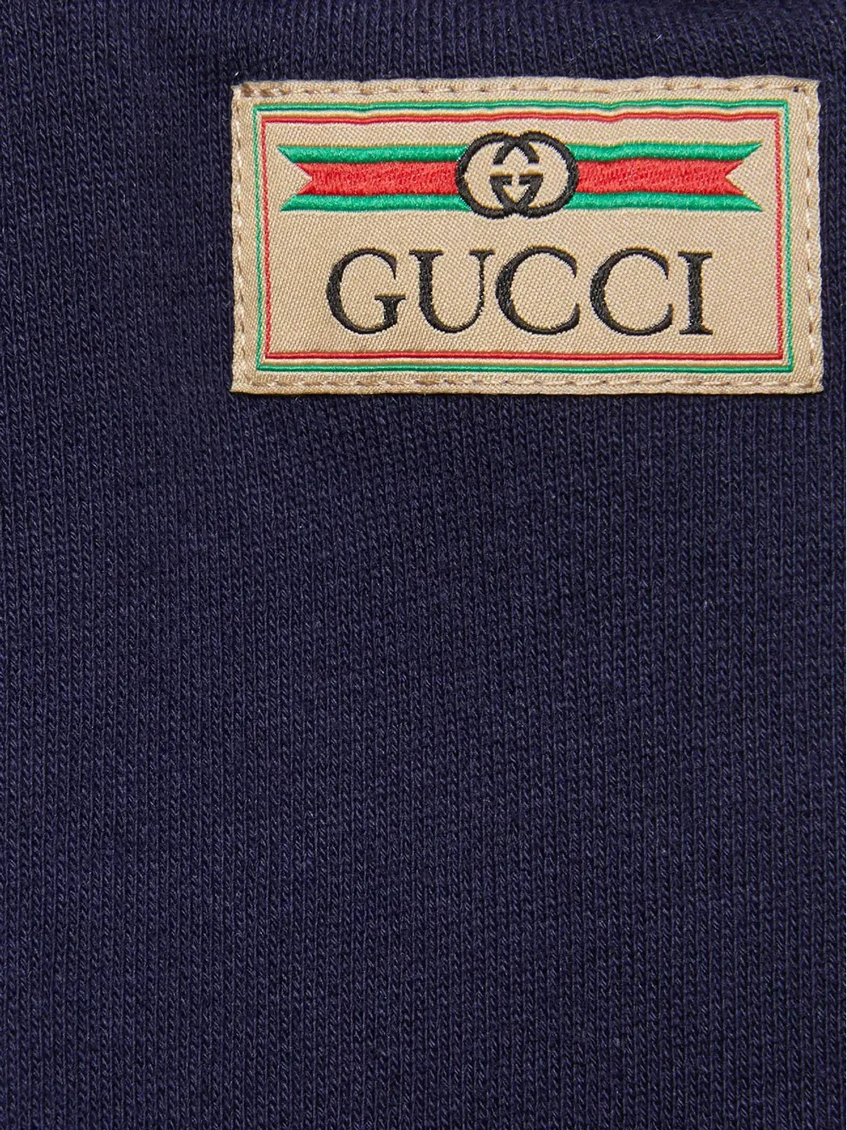 Gucci Kids ロゴパッチ トラックパンツ - ブルー - 画像3