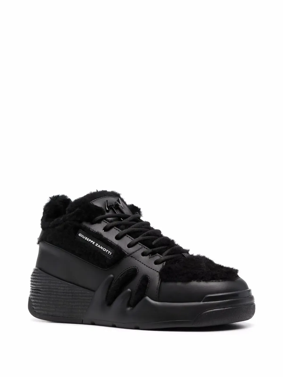 Giuseppe Zanotti タロン シアリングトリム ハイカットスニーカー - 画像2