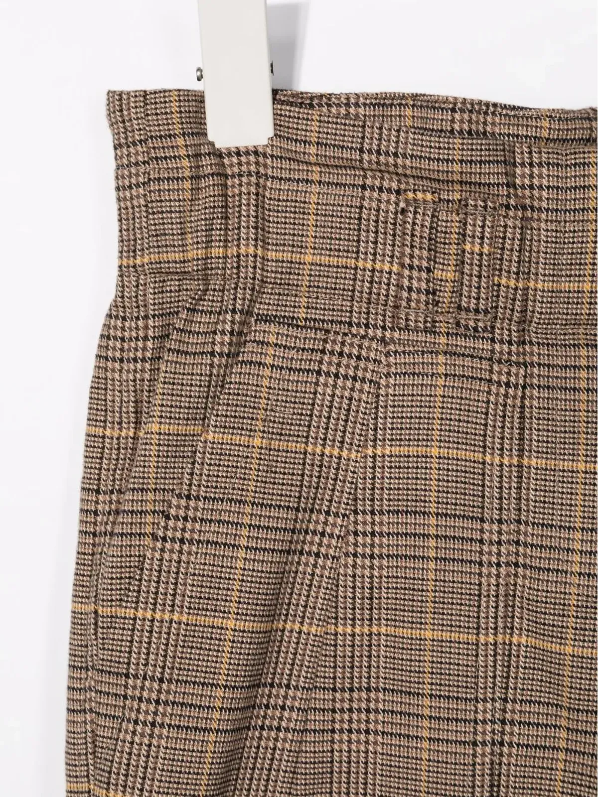 Brunello Cucinelli Kids チェック柄ストレートパンツ - 画像3
