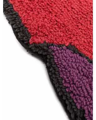 Missoni Home カラーブロック花柄コットンラグ - レッド - サムネイル2