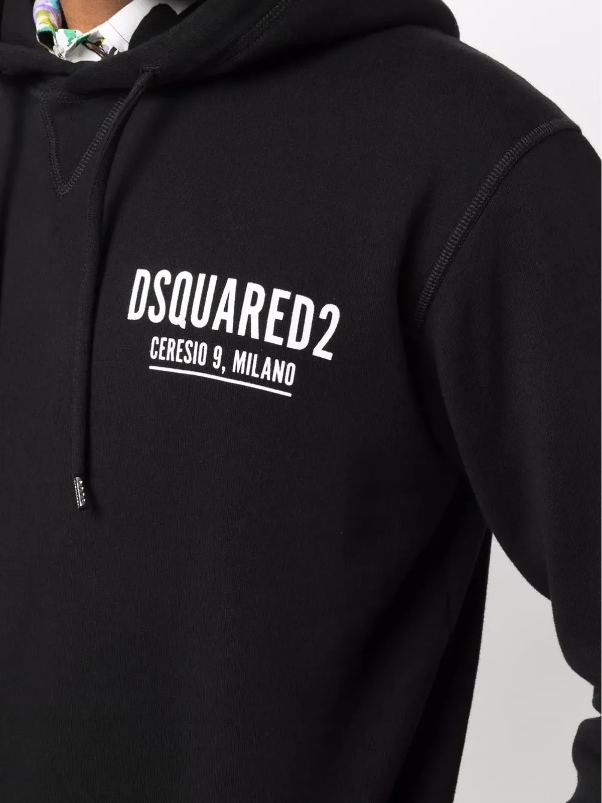 DSQUARED2 ロゴプリント コットン フード付きパーカー - 画像5