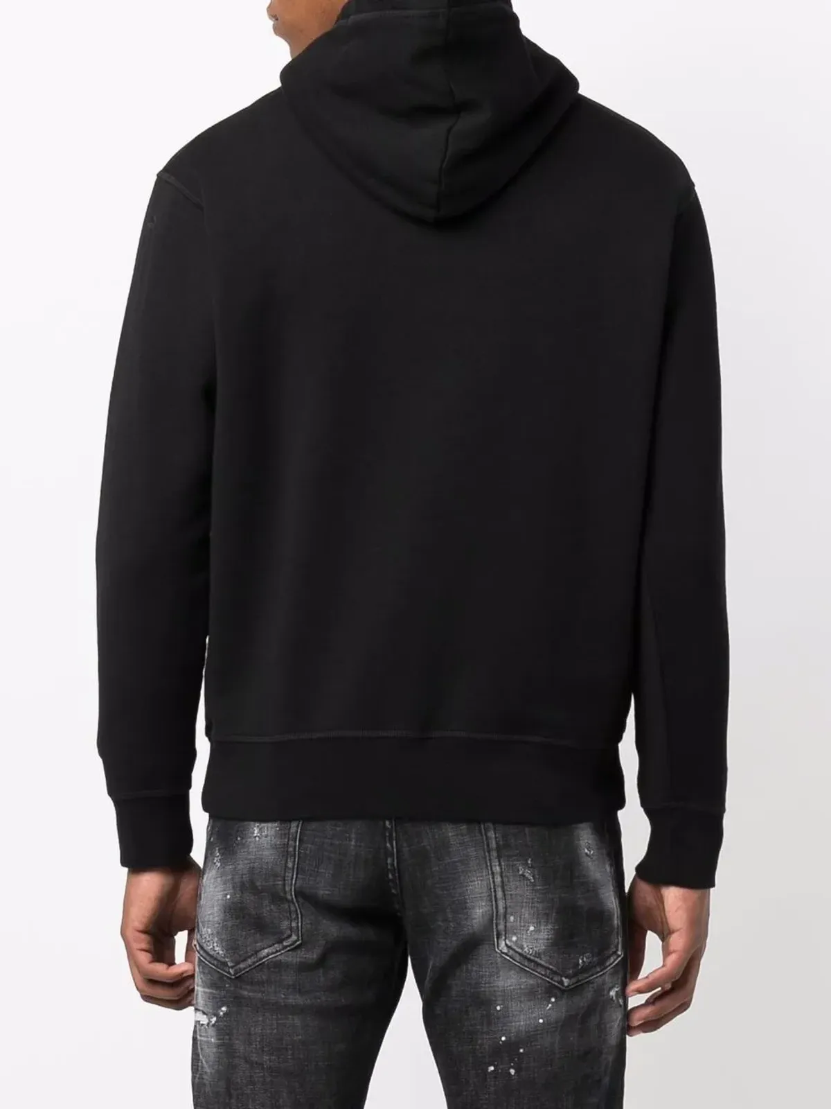 DSQUARED2 ロゴプリント コットン フード付きパーカー - 画像4