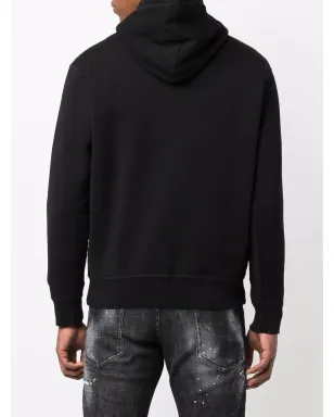 DSQUARED2 ロゴプリント コットン フード付きパーカー - サムネイル4