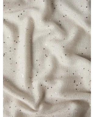 Brunello Cucinelli スパンコール刺繍入りカシミヤブレンド スカーフ - サムネイル3