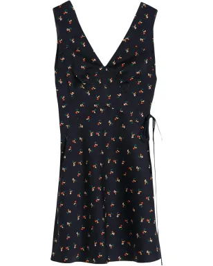 Victoria Victoria Beckham 小花柄プリント ミニドレス - ブラック - サムネイル1