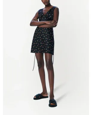Victoria Victoria Beckham 小花柄プリント ミニドレス - ブラック - サムネイル2