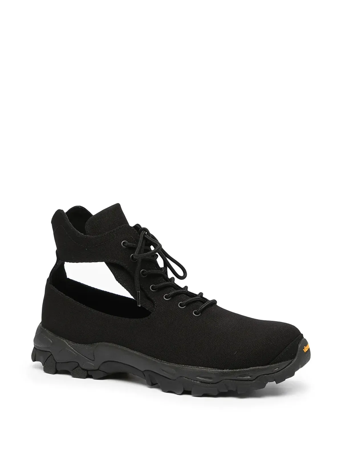 Yohji Yamamoto カットアウトキャンバス ハイカットスニーカー - 画像2