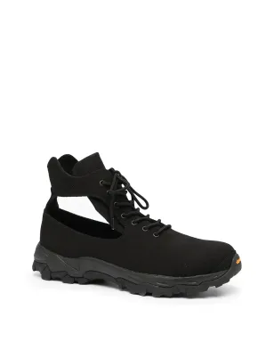 Yohji Yamamoto カットアウトキャンバス ハイカットスニーカー - サムネイル2