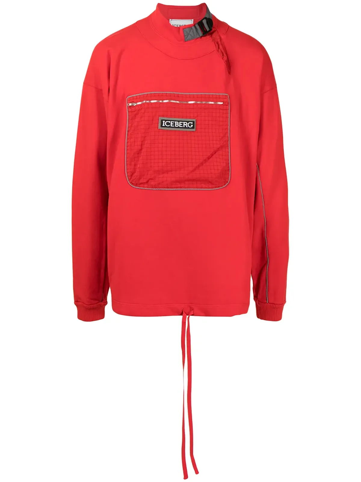 Iceberg ロゴパッチ コットン スウェットシャツ - 画像1