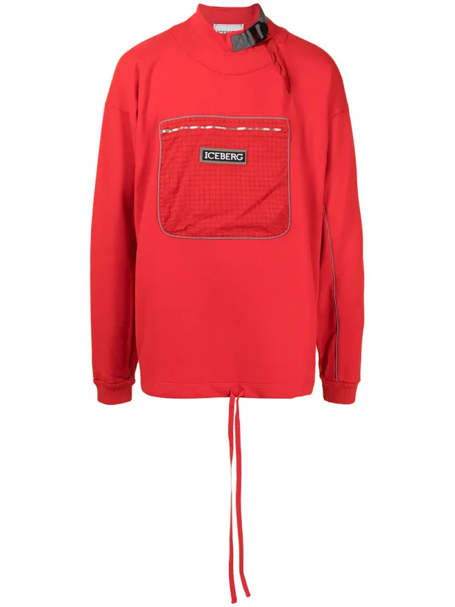 Iceberg Iceberg ロゴパッチ コットン スウェットシャツの商品画像