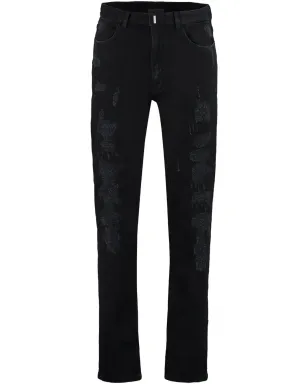 Givenchy スリムフィット ダメージデニム ジーンズ - サムネイル1