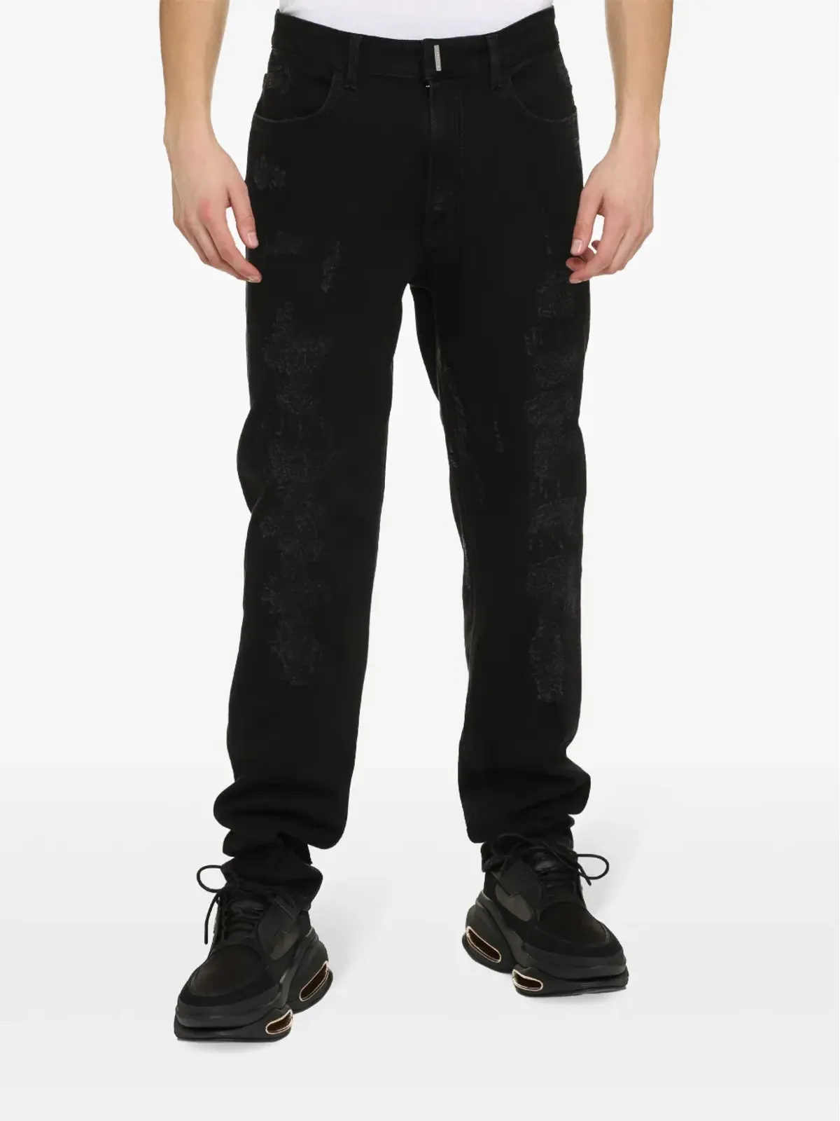 Givenchy スリムフィット ダメージデニム ジーンズ - 画像2