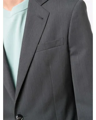 Giorgio Armani スリムフィット ウール ツーピーススーツ - グレー - サムネイル5