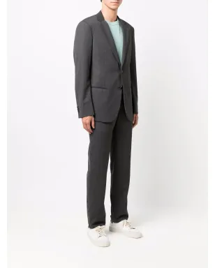 Giorgio Armani スリムフィット ウール ツーピーススーツ - グレー - サムネイル3