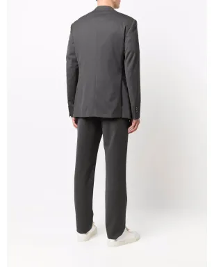 Giorgio Armani スリムフィット ウール ツーピーススーツ - グレー - サムネイル4