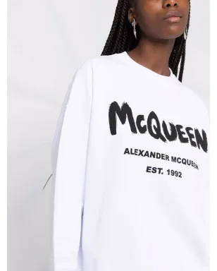 Alexander McQueen ロゴプリント クルーネック スウェットシャツ - サムネイル5