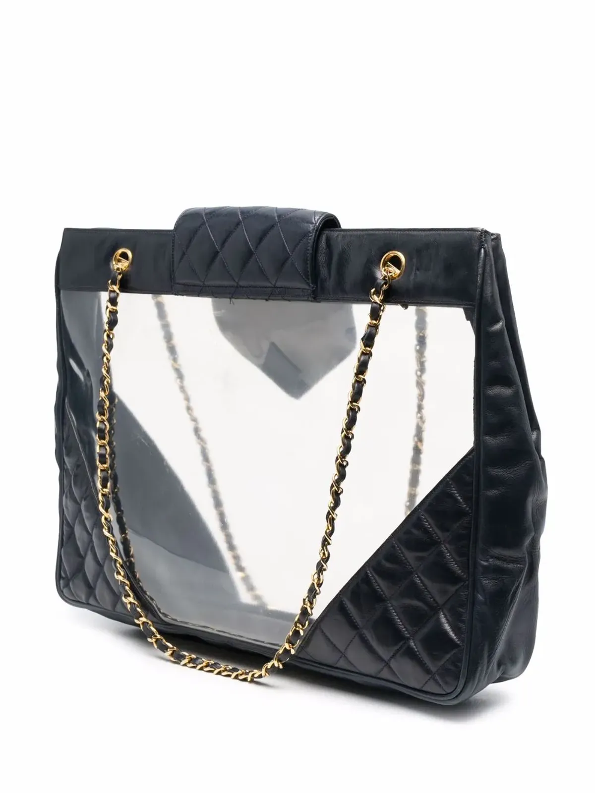 CHANEL Pre-Owned ダイヤモンドキルト ビーチバッグ - 画像3