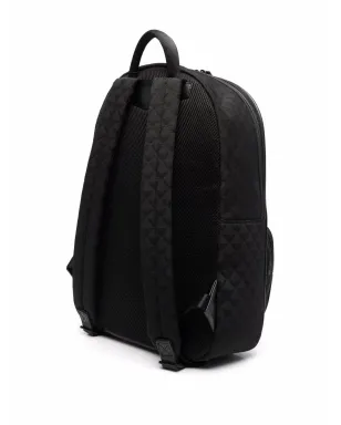 Emporio Armani ジャカードロゴ ジップアラウンド バックパック - サムネイル3
