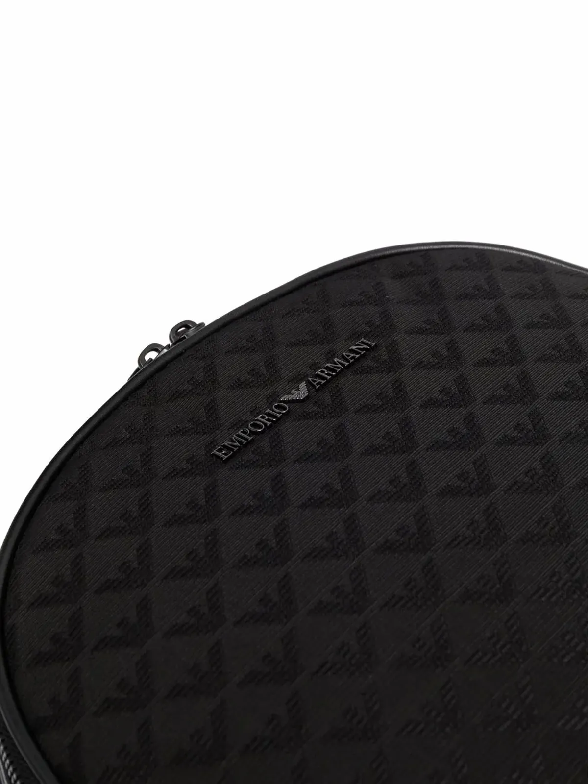 Emporio Armani ジャカードロゴ ジップアラウンド バックパック - 画像4