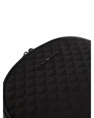 Emporio Armani ジャカードロゴ ジップアラウンド バックパック - サムネイル4