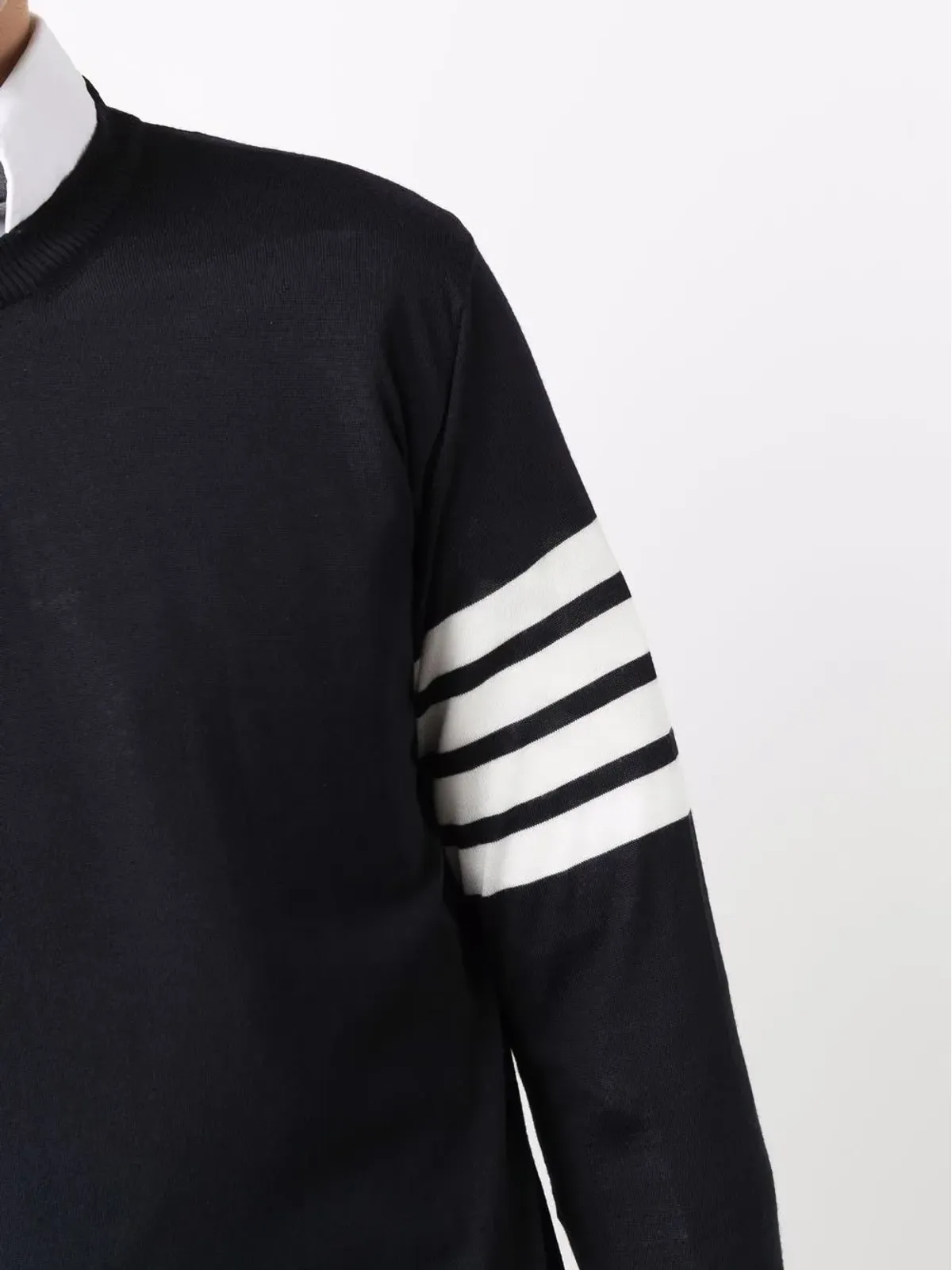 Thom Browne 4バー編み込みセーター - 画像5