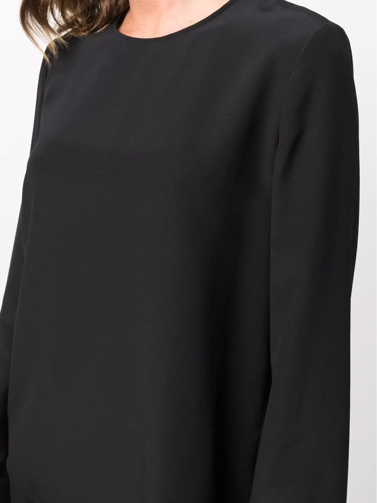 Emporio Armani 長袖シルクトップス - 画像5