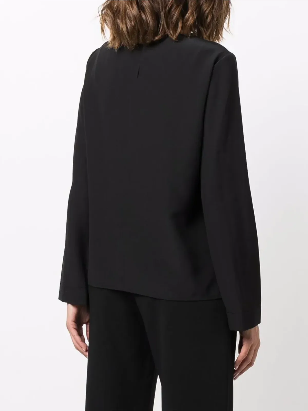 Emporio Armani 長袖シルクトップス - 画像4