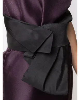 Lanvin ビンテージ 2006年 リボンディテール ノースリーブ ドレス パープル - サムネイル5