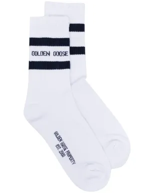 Golden Goose ストライプトリムリブソックス - サムネイル1