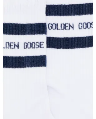Golden Goose ストライプトリムリブソックス - サムネイル2