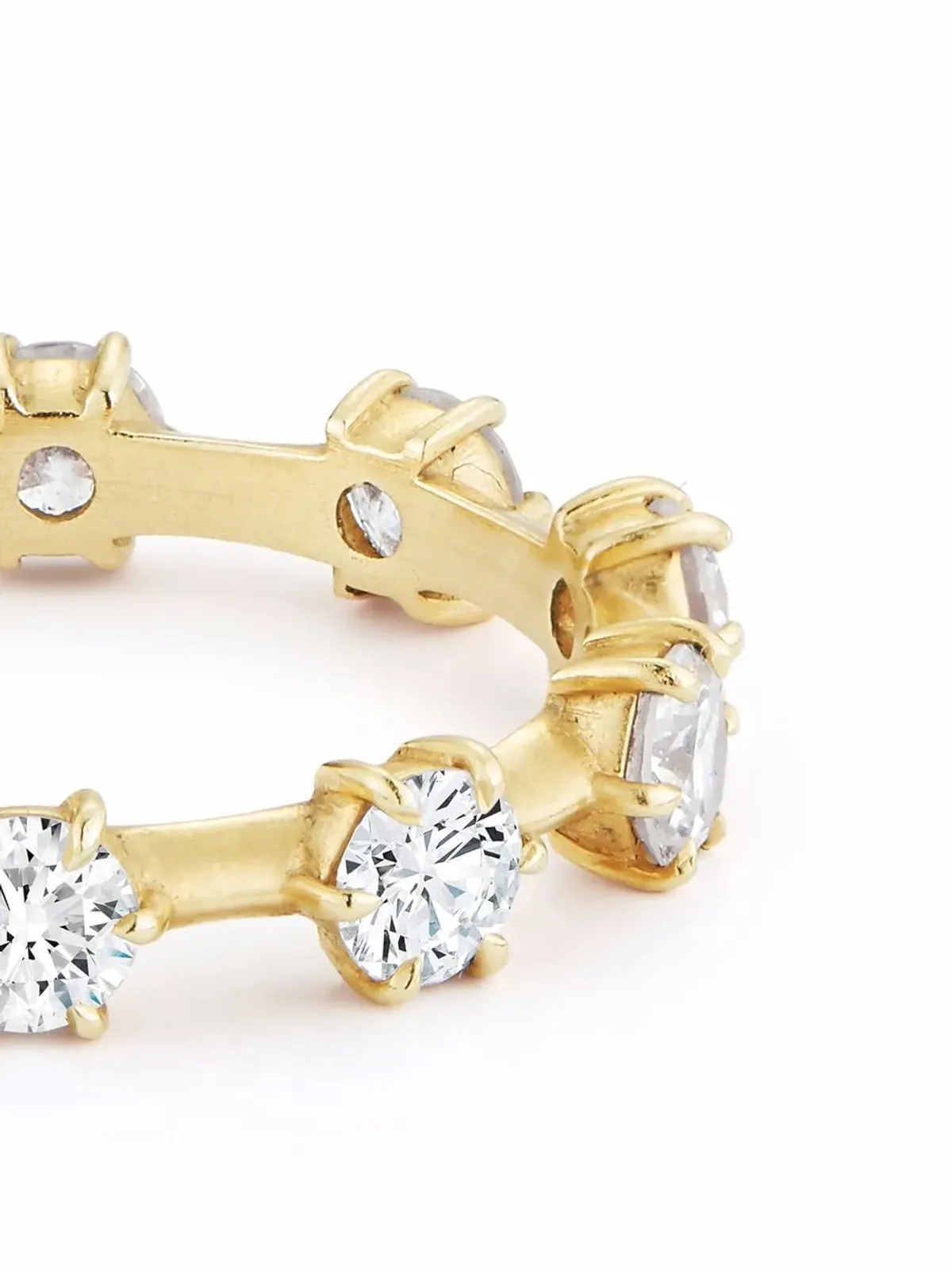 Jade Trau 18kt イエローゴールド Kismet ダイヤモンド リング - 画像2