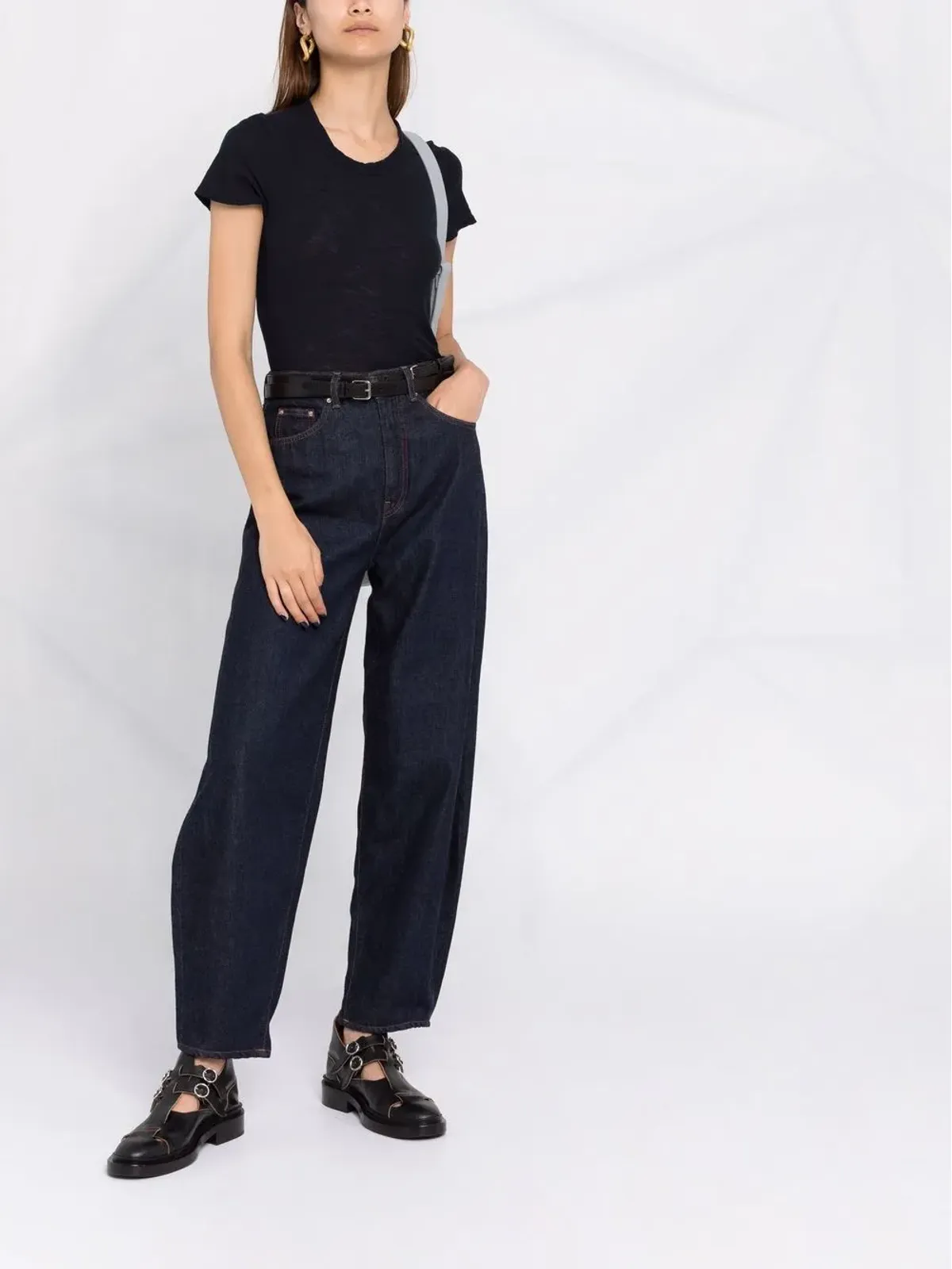 James Perse クルーネック コットン Tシャツ - 画像2