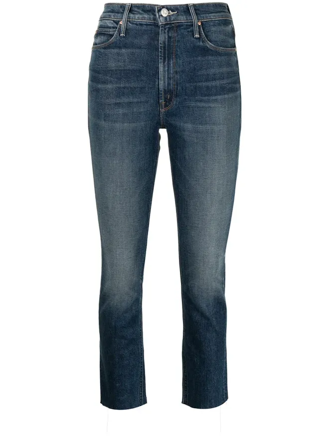 MOTHER MOTHER ハイライズ・クロップドジーンズの商品画像