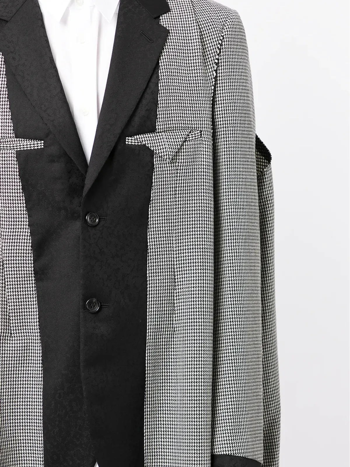 Comme des Garçons Homme Plus レイヤードパネル ロングライン ブレザー - 画像5