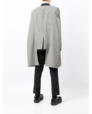 Comme des Garçons Homme Plus レイヤードパネル ロングライン ブレザー - サムネイル4