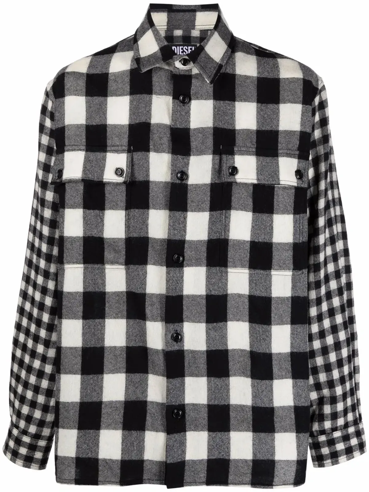 Diesel フランネルチェックウールシャツ - 画像1