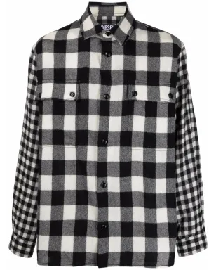 Diesel フランネルチェックウールシャツ - サムネイル1