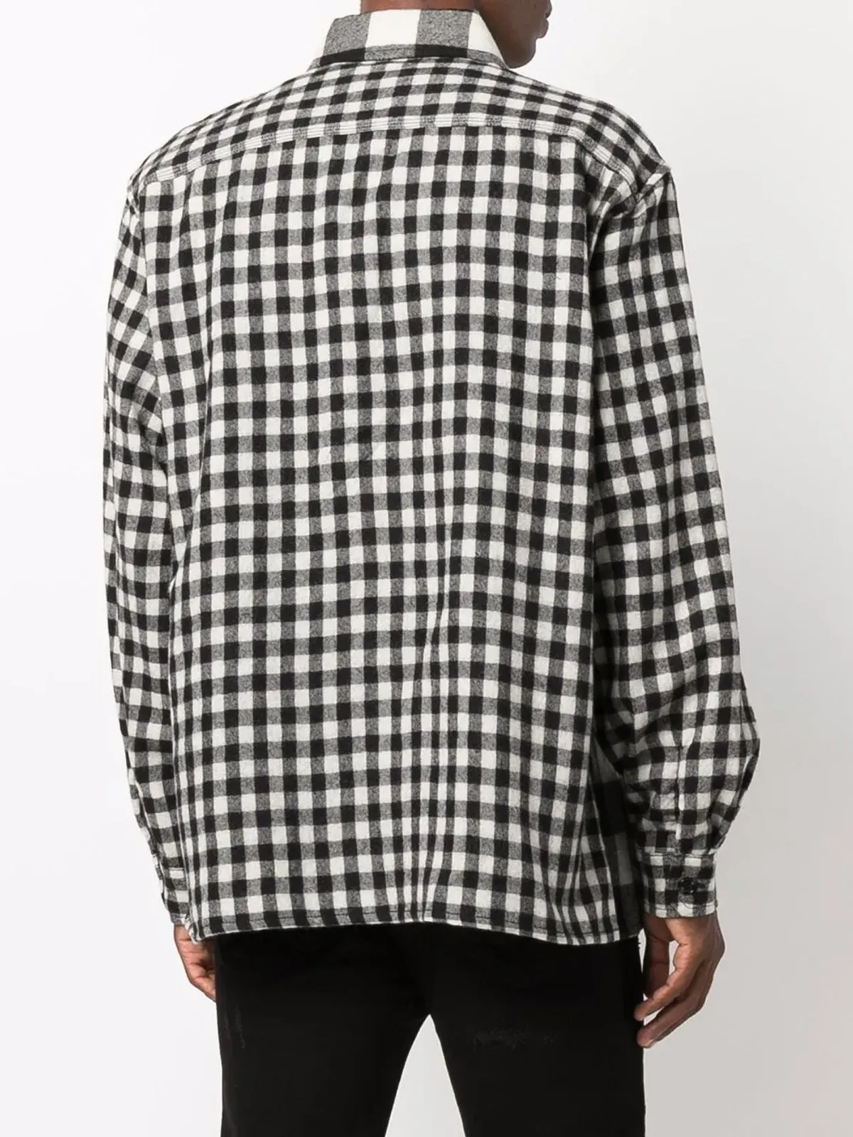Diesel フランネルチェックウールシャツ - 画像4