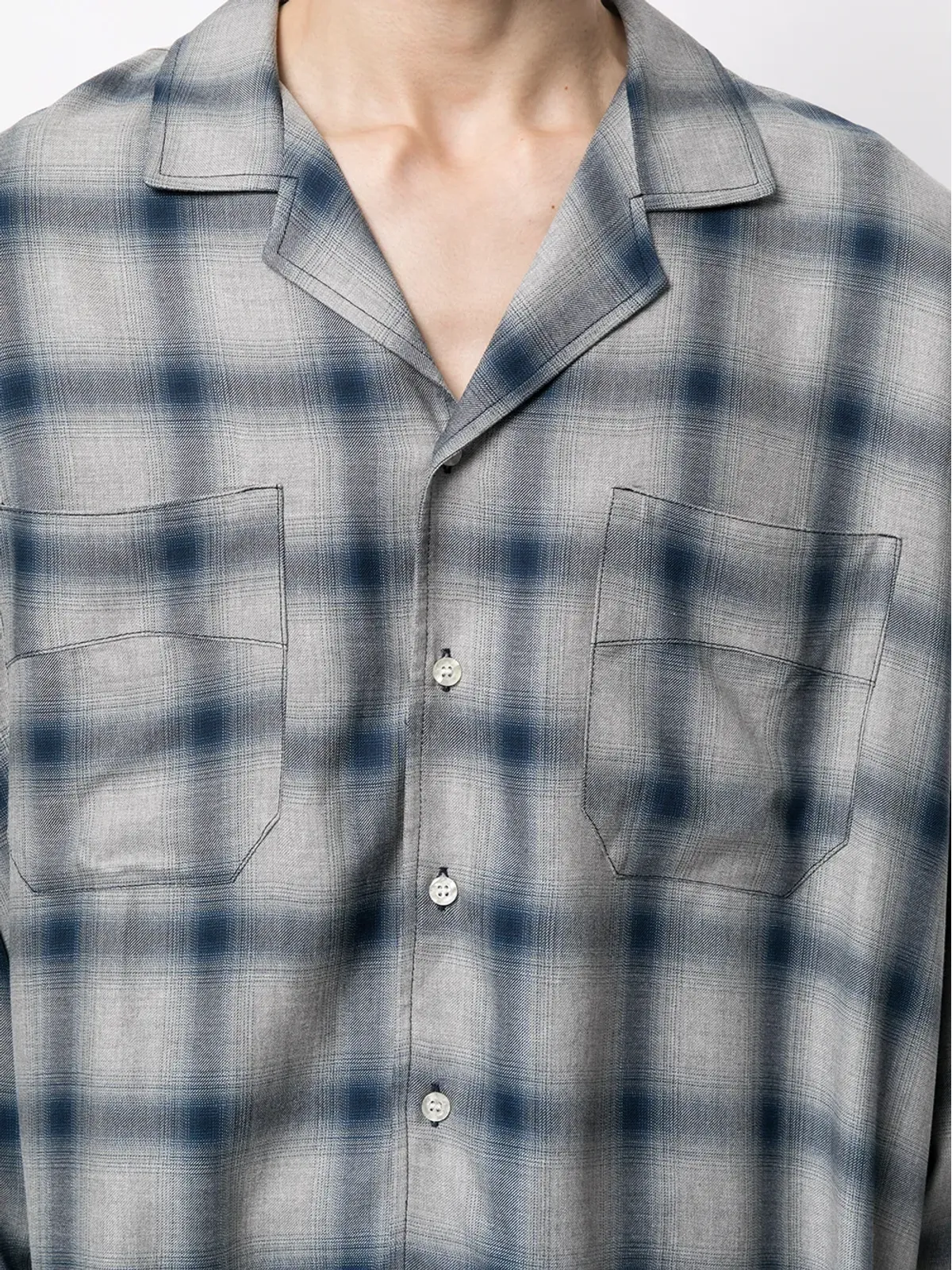 RHUDE チェック柄ボタンシャツ - 画像5