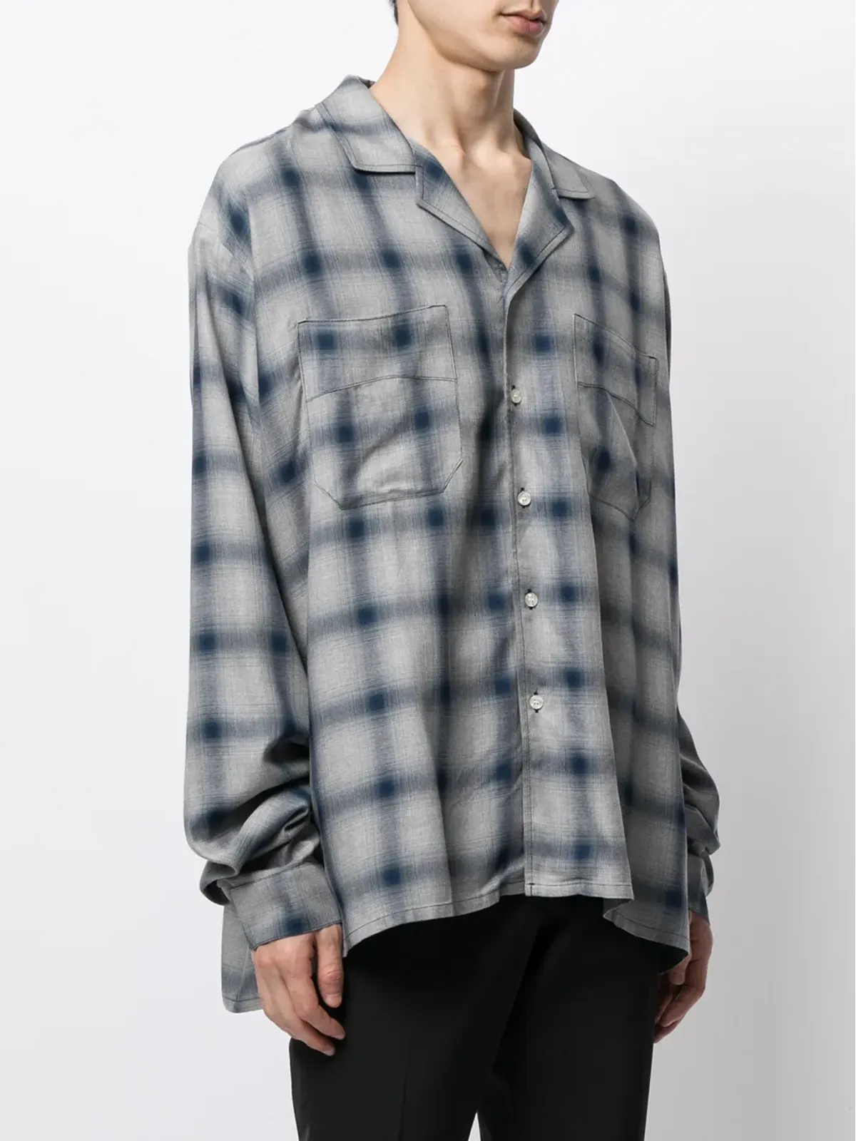 RHUDE チェック柄ボタンシャツ - 画像3