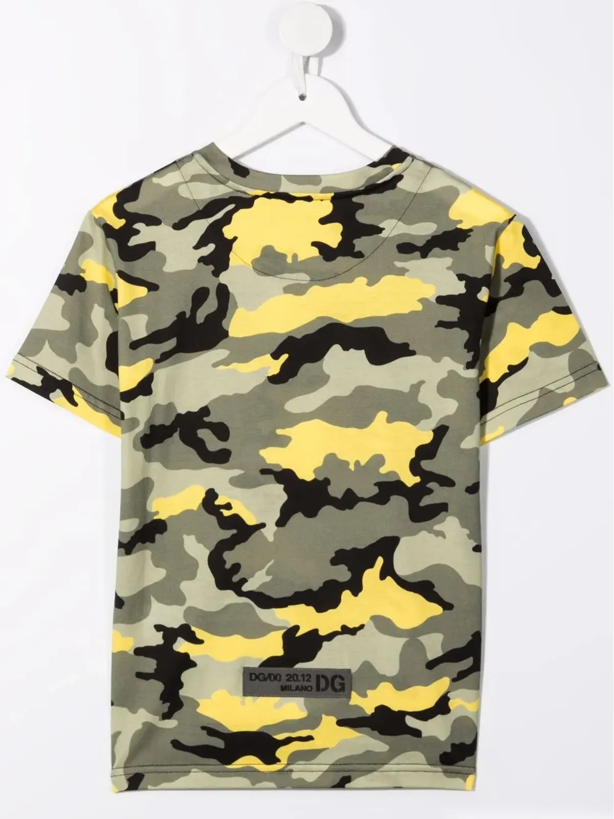 Dolce & Gabbana Kids カモフラージュ柄 コットン Tシャツ - グリーン - 画像2
