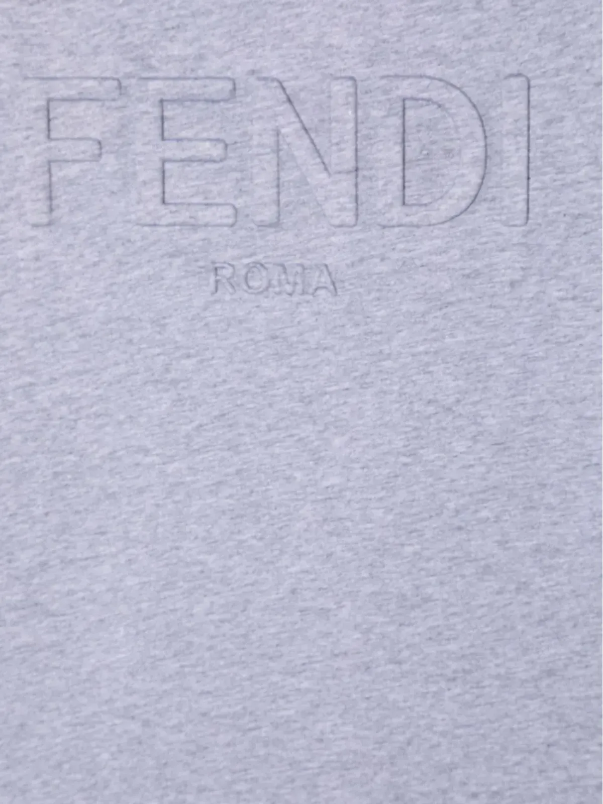Fendi Kids ロゴエンボスTシャツ - 画像3