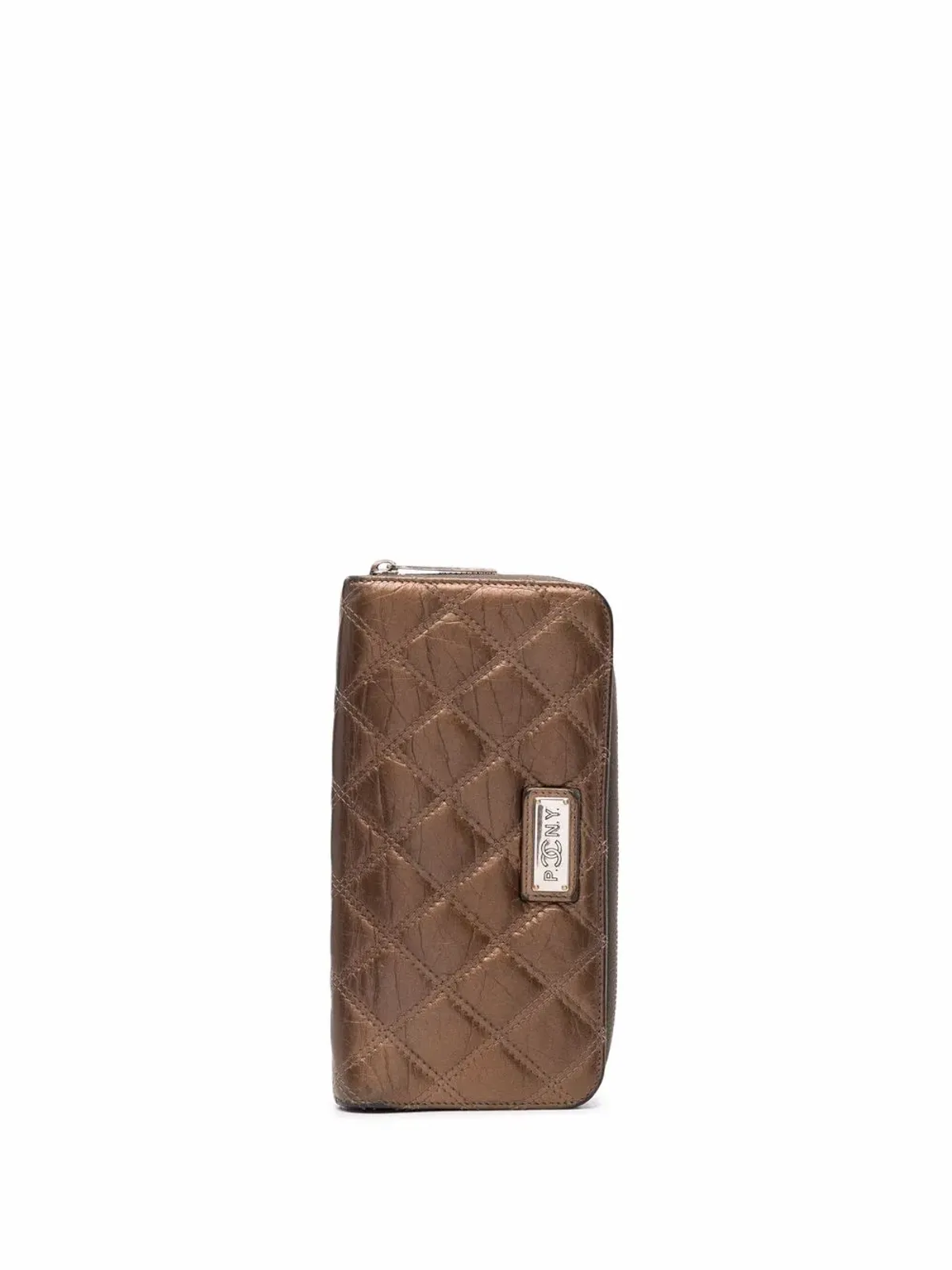 CHANEL ビンテージ ダイヤモンドキルティング コンチネンタル ウォレット - 画像1