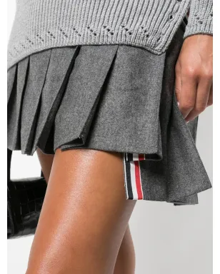 Thom Browne 4バー・ストライププリーツスカート - サムネイル5