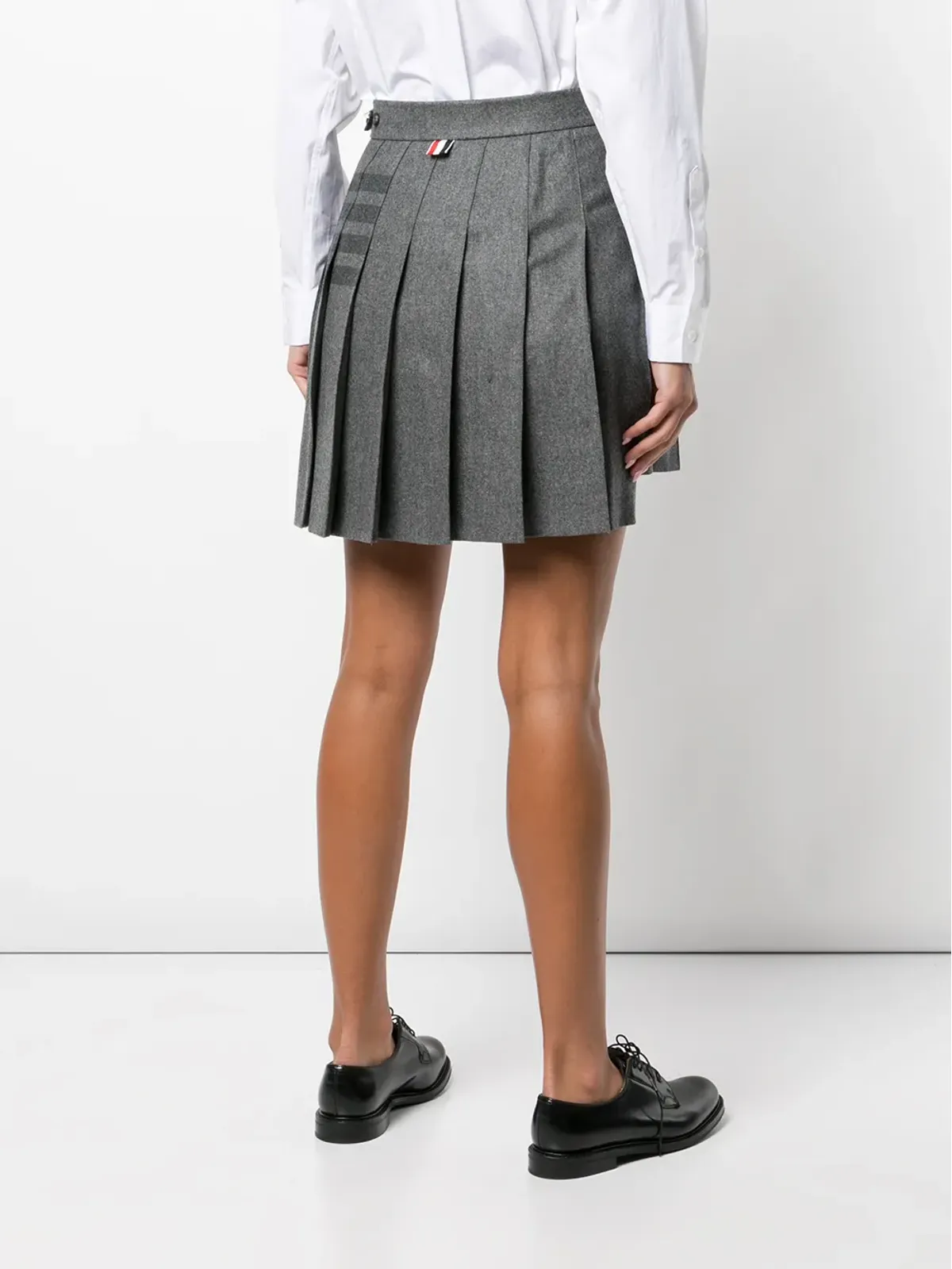 Thom Browne 4バー・ストライププリーツスカート - 画像4