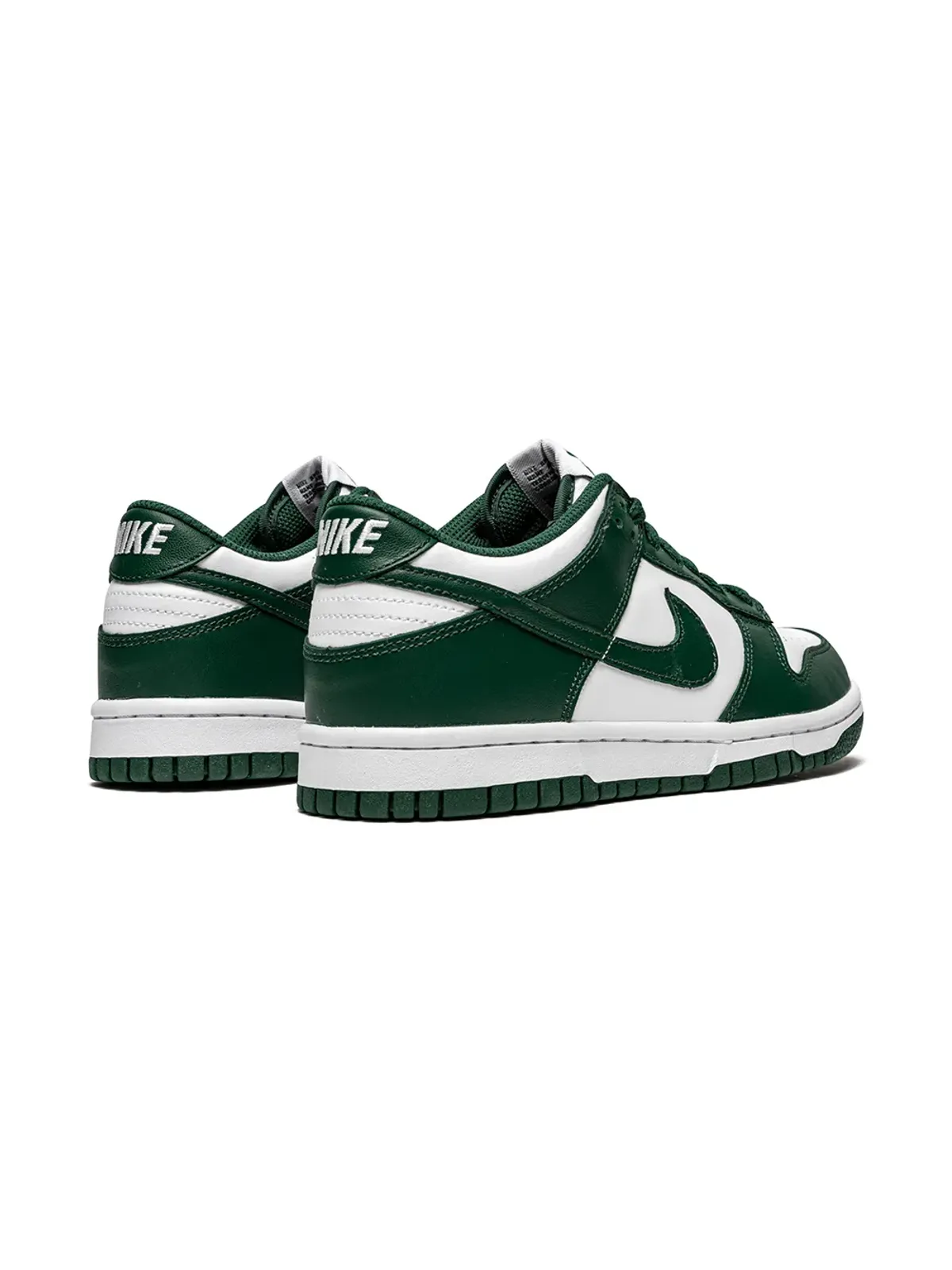 Nike Kids ダンク Low スパルタングリーン スニーカー - 画像3