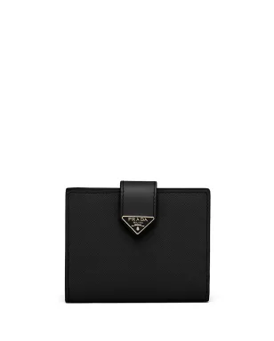Prada 小さなロゴプレート付きサフィアーノレザー ウォレット - サムネイル1