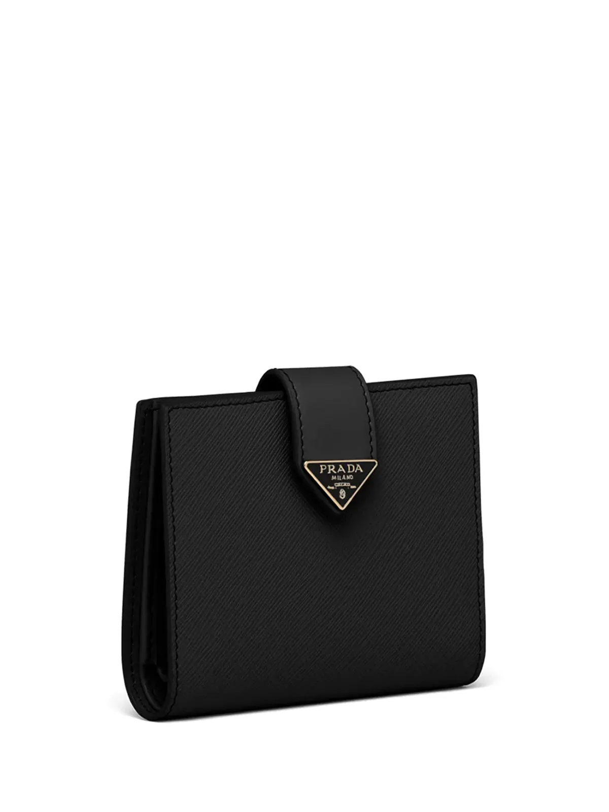 Prada 小さなロゴプレート付きサフィアーノレザー ウォレット - 画像3