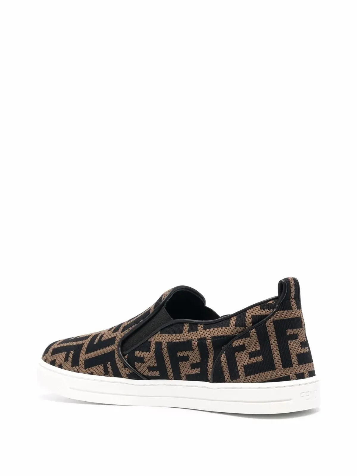 Fendi Kids FF-logo slip-on sneakers - 画像3
