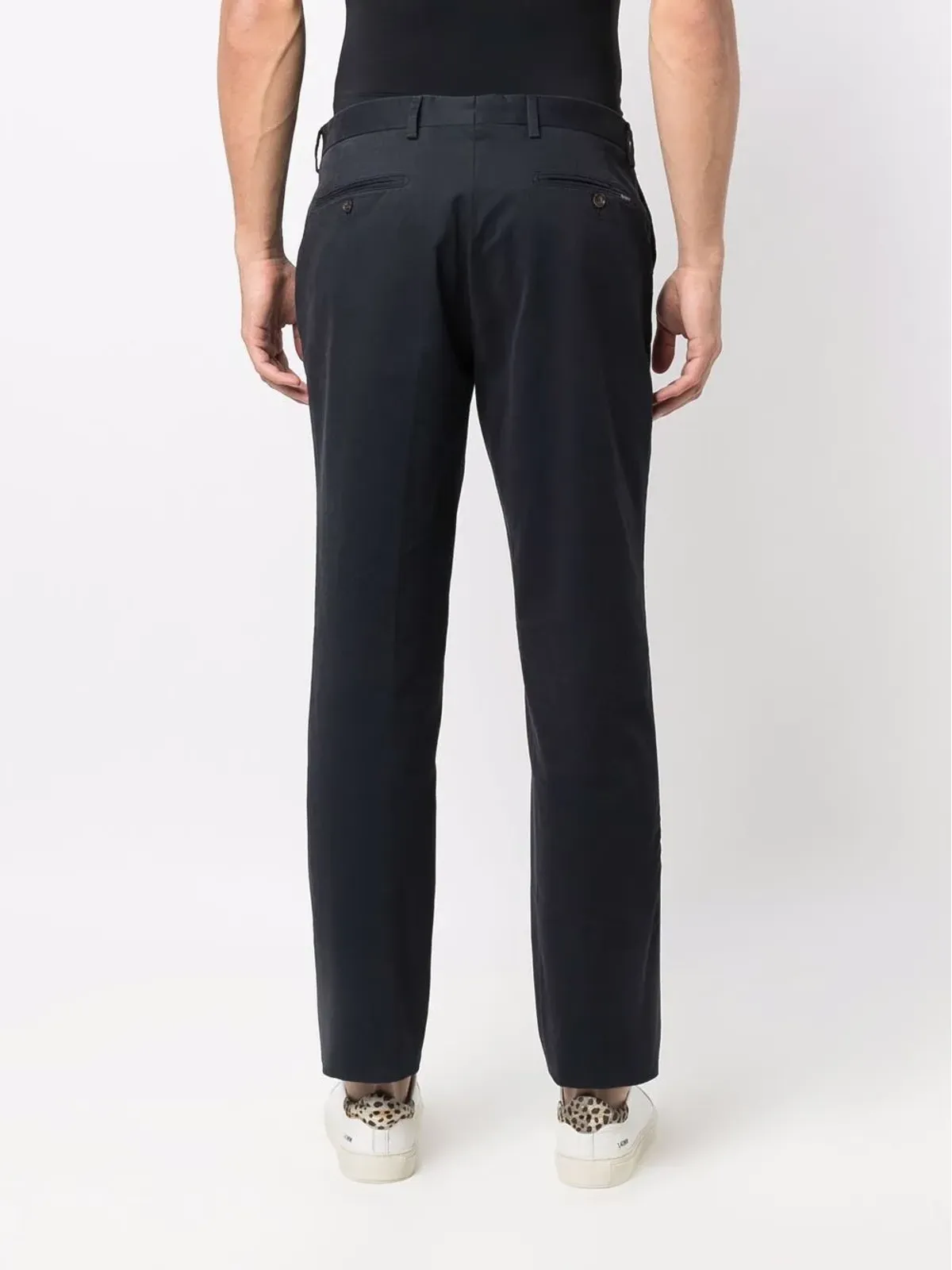 Hackett Sanderson cotton-blend twill chinos - Blue - 画像4